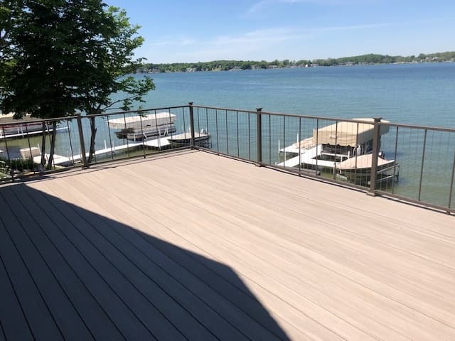 Screened porch and lake-view preview for 16 Indigo Lane in Sea Pines